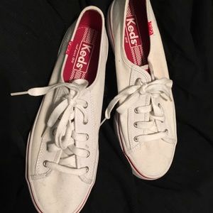 New Keds size 7.5 white & red
